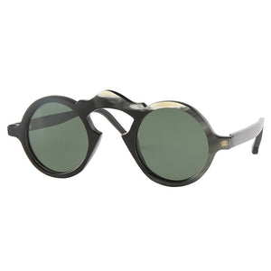 unique arch flower nose bridge round horn frame polarized sunglasses for women eyewear eyeglasses glasses