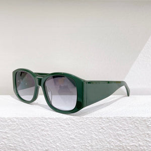 gray cyan black frame women sunglasses oval gradient color lenses 5450  male glasses