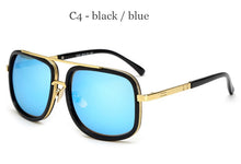 Load image into Gallery viewer, Brand men's design Large frame aviation sunglasses Vintage steampunk women sun glasses grandmaster UV400 Oculos de sol