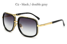 Load image into Gallery viewer, Brand men's design Large frame aviation sunglasses Vintage steampunk women sun glasses grandmaster UV400 Oculos de sol