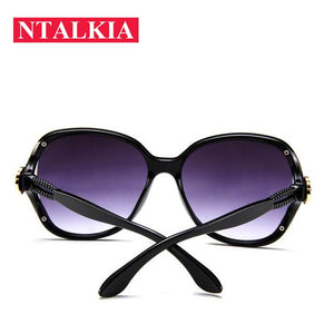 ladies Elegant Cat Eye sunglasses For Women trend sunglasses flowers Sun glasses personalized hollow oval sunglasses