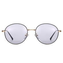 Load image into Gallery viewer, men And Women Retro Color-Changing Polarized Ocean Round Frame Sunglasses Trend Sunglasses