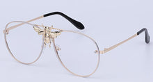 Load image into Gallery viewer, metal bee sunglasses men and women European and American  trend sunglasses