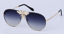Load image into Gallery viewer, metal bee sunglasses men and women European and American  trend sunglasses
