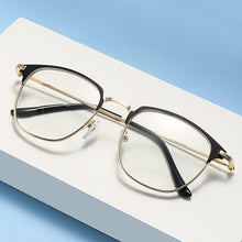 Load image into Gallery viewer, metal big frame reading glasses anti-blue light radiation glasses HD metal frame reading glasses
