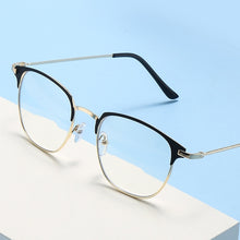 Load image into Gallery viewer, metal big frame reading glasses anti-blue light radiation glasses HD metal frame reading glasses