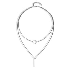 Load image into Gallery viewer, New multi-layer crystal Moon necklaces and pendants for women Vintage charm gold choker necklace