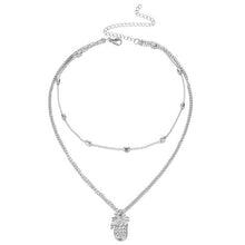 Load image into Gallery viewer, New multi-layer crystal Moon necklaces and pendants for women Vintage charm gold choker necklace