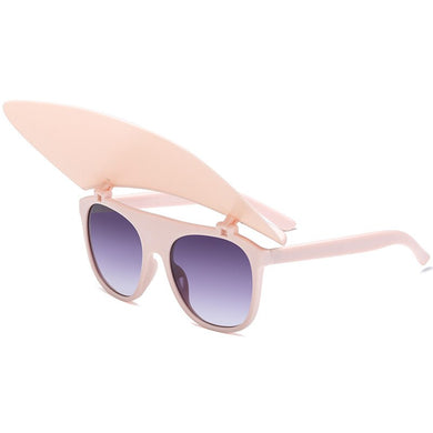 outdoor sun visor sunglasses cap unisex personality beach flip sunglasses