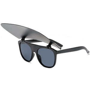 outdoor sun visor sunglasses cap unisex personality beach flip sunglasses