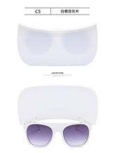Load image into Gallery viewer, outdoor sun visor sunglasses cap unisex personality beach flip sunglasses