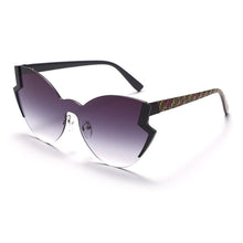 Load image into Gallery viewer, personality sunglasses for women  butterfly sunglasses frameless trimmed one-piece sunglasses