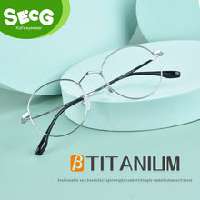Load image into Gallery viewer, pure titanium round glasses for children in 2022