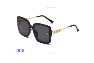 occhiali da sole oversize quadrati retrò per donna e uomo occhiali da sole sfumati firmati montatura grande UV400