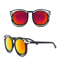 Load image into Gallery viewer, retro sunglasses Korean style sunglasses hollow colorful glasses arrow sunglasses