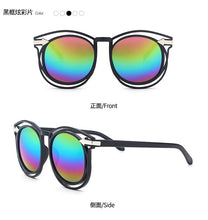 Load image into Gallery viewer, retro sunglasses Korean style sunglasses hollow colorful glasses arrow sunglasses