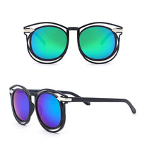 Load image into Gallery viewer, retro sunglasses Korean style sunglasses hollow colorful glasses arrow sunglasses