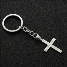 Load image into Gallery viewer, New stainless steel tag pendant necklace mens Fashion cross star blade prayer words necklaces&amp;pendants car keychain jewelry gift