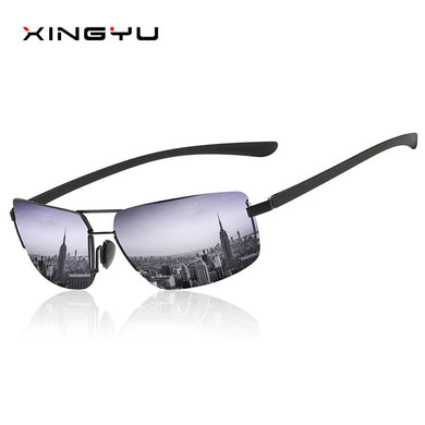 style men's sunglasses square frameless sunglasses series
