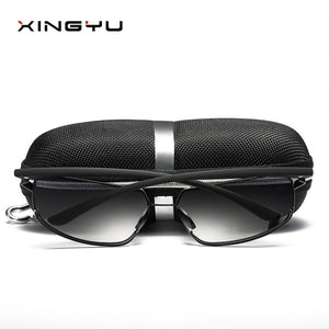 style men's sunglasses square frameless sunglasses series
