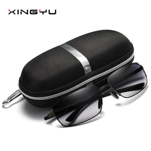 style men's sunglasses square frameless sunglasses series
