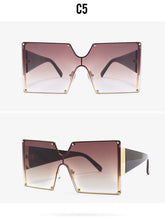 Load image into Gallery viewer, style oversized sunglasses for women, men, single lens, big sunglasses, women&#39;s  glasses, UVG20052
