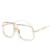 sunshade male and female personality sunshade mirror street sunglasses sun-glass metal outer ring sunglasses