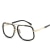 sunshade male and female personality sunshade mirror street sunglasses sun-glass metal outer ring sunglasses