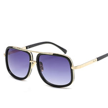 Load image into Gallery viewer, sunshade male and female personality sunshade mirror street sunglasses sun-glass metal outer ring sunglasses