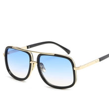 Load image into Gallery viewer, sunshade male and female personality sunshade mirror street sunglasses sun-glass metal outer ring sunglasses
