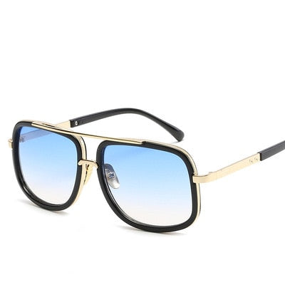 sunshade male and female personality sunshade mirror street sunglasses sun-glass metal outer ring sunglasses