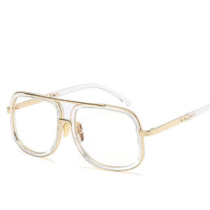 sunshade male and female personality sunshade mirror street sunglasses sun-glass metal outer ring sunglasses