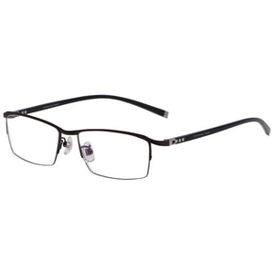titanium alloy glasses frame men's ultralight half-frame glasses frame optical prescription glasses 9901P
