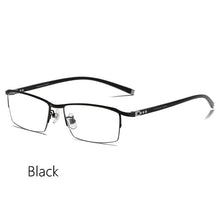 Load image into Gallery viewer, titanium alloy glasses frame men&#39;s ultralight half-frame glasses frame optical prescription glasses 9901P