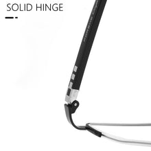 Load image into Gallery viewer, titanium alloy glasses frame men&#39;s ultralight half-frame glasses frame optical prescription glasses 9901P
