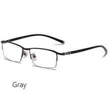 Load image into Gallery viewer, titanium alloy glasses frame men&#39;s ultralight half-frame glasses frame optical prescription glasses 9901P