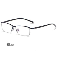 Load image into Gallery viewer, titanium alloy glasses frame men&#39;s ultralight half-frame glasses frame optical prescription glasses 9901P