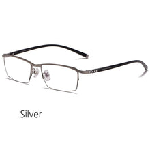 Load image into Gallery viewer, titanium alloy glasses frame men&#39;s ultralight half-frame glasses frame optical prescription glasses 9901P
