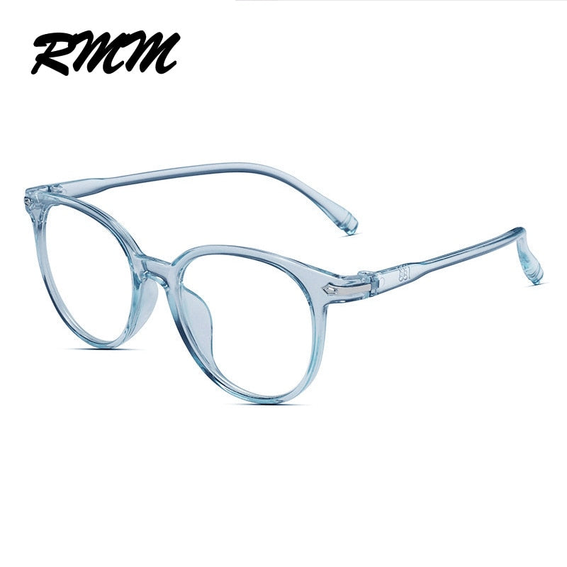 transparent Arrow Plain glasses PC plain glass spectacles vintage eyeglass round frame glasses
