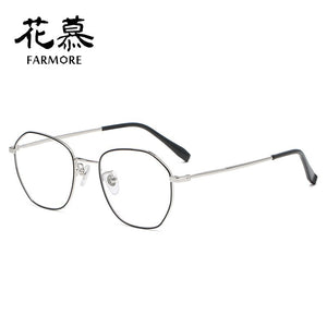 type of spectacles with large face alloy frame
