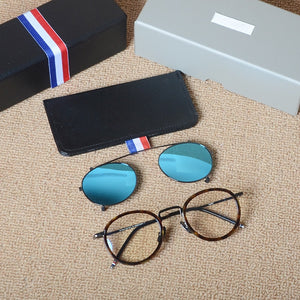 york brand thom Eyeglasses frames or sunglasses men and women optiacl eye glasses TB710 clip