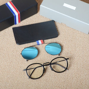york brand thom Eyeglasses frames or sunglasses men and women optiacl eye glasses TB710 clip