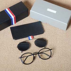 york brand thom Eyeglasses frames or sunglasses men and women optiacl eye glasses TB710 clip