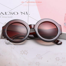 Load image into Gallery viewer, Newest Black Circle Sun Glasses Lady Designer Round Sunglasses Women  Brand See Through Shades Female Vintage Oculos