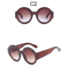 Load image into Gallery viewer, Newest Black Circle Sun Glasses Lady Designer Round Sunglasses Women  Brand See Through Shades Female Vintage Oculos