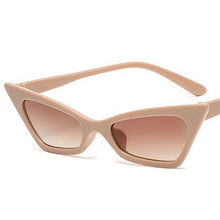 Load image into Gallery viewer, Cateye Sunglasses Women Eyewear Cat Eye Shades Oculos PC Frame Eyeglasses Ladies Sun Glasses Female Gafas