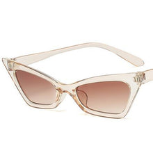 Load image into Gallery viewer, Cateye Sunglasses Women Eyewear Cat Eye Shades Oculos PC Frame Eyeglasses Ladies Sun Glasses Female Gafas