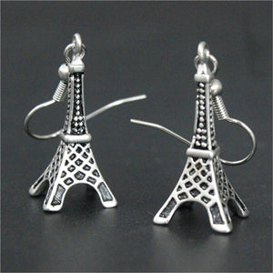 Newest Design France Tower Earrings 316L Stainless Steel Punk Style Co Design Earrings