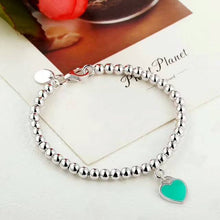 Load image into Gallery viewer, Newest Fine Jewelry 100% 925 Sterling Silver Beads Bracelet for Women Vintage Jewelry 4MM Silver Beads Bracelet Christmas gift