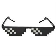 Load image into Gallery viewer, Funny Mosaic Sunglasses Thug Life Sun Glasses Pixel Black Retro Sunglasses Birthday Gift Party Cosplay Prop Funny Eyewear